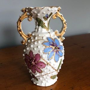 1900’s Victorian Moraige Floral Posie Vase